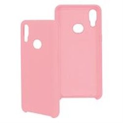 FUNDA GHIA DE SILICON COLOR ROSA CON MICA PARA SAMSUNG A10S