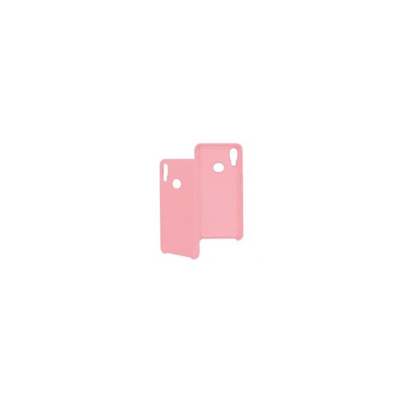 FUNDA GHIA DE SILICON COLOR ROSA CON MICA PARA SAMSUNG A10S