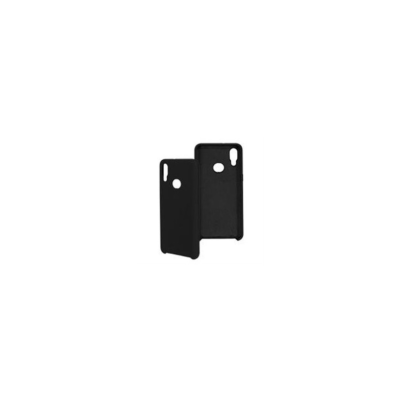 FUNDA GHIA DE SILICON COLOR NEGRO CON MICA PARA SAMSUNG A10S