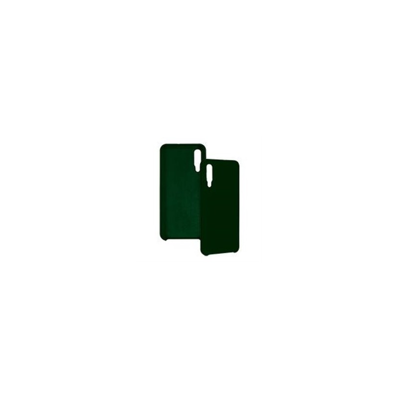 FUNDA GHIA DE SILICON COLOR VERDE CON MICA PARA SAMSUNG A30S