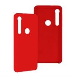 FUNDA GHIA DE SILICON COLOR ROJO PARA MOTOROLA G8 PLAY