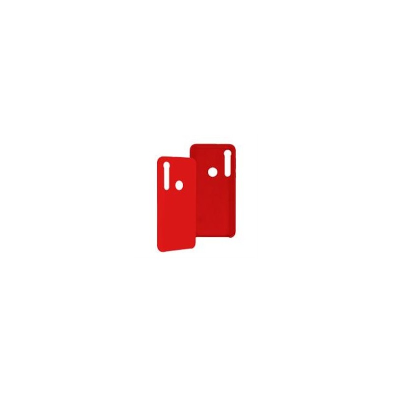 FUNDA GHIA DE SILICON COLOR ROJO PARA MOTOROLA G8 PLAY