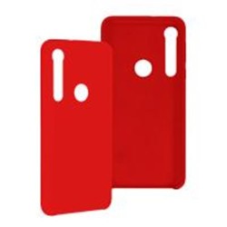 FUNDA GHIA DE SILICON COLOR ROJO PARA MOTOROLA G8 PLAY