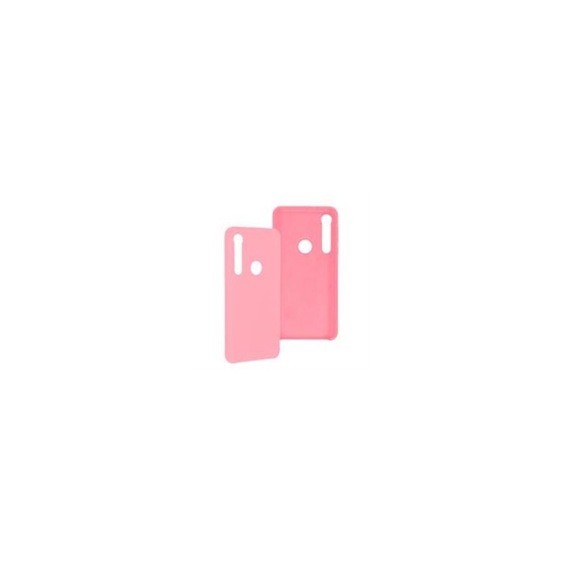 FUNDA GHIA DE SILICON COLOR ROSA PARA MOTOROLA G8 PLAY