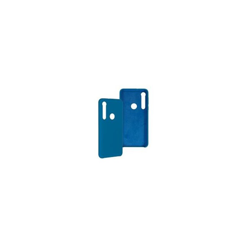 FUNDA GHIA DE SILICON COLOR AZUL PARA MOTOROLA G8 PLAY