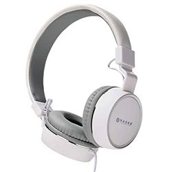AUDIFONO DIADEMA ALAMBRICO NACEB ZERO PLEGABLE BCO/GRIS 3.5MM C/MIC