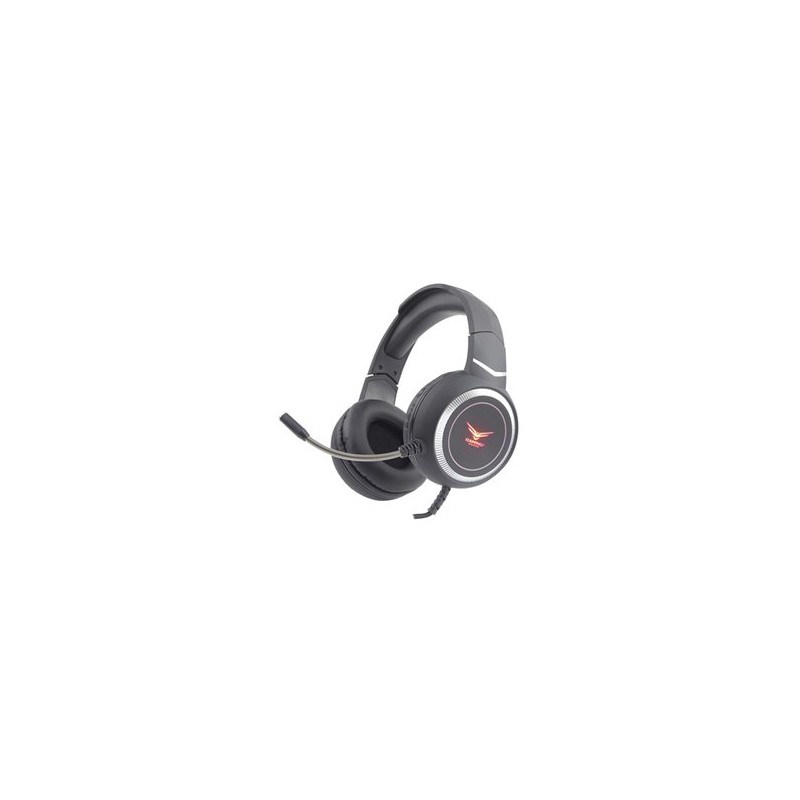 AUDIFONO GAMER DIADEMA ALAMBRICO NACEB ILUMINACION RGB USB C/MICROF FLEXIBLE