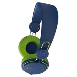 AUDIFONO DIADEMA ALAMBRICO NACEB AIR AZUL/VERDE C/MICROF 3.5MM 1.2M