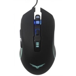 MOUSE GAMER NACEB ALAMBRICO HORUS RAINBOW RGB 3200DPI 4 BOTONES