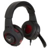 AUDIFONO GAMER DIADEMA ALAMBRICO NACEB HIFI ROJO 3.5MM C/MICROF OMNIDIRECCIONAL 1.6 MTO