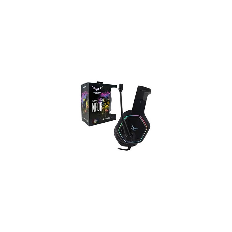 AUDIFONO NACEB  GAMER  7.1 RGB NAJA USB
