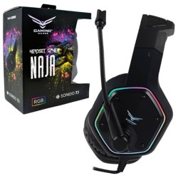 AUDIFONO NACEB  GAMER  7.1 RGB NAJA USB