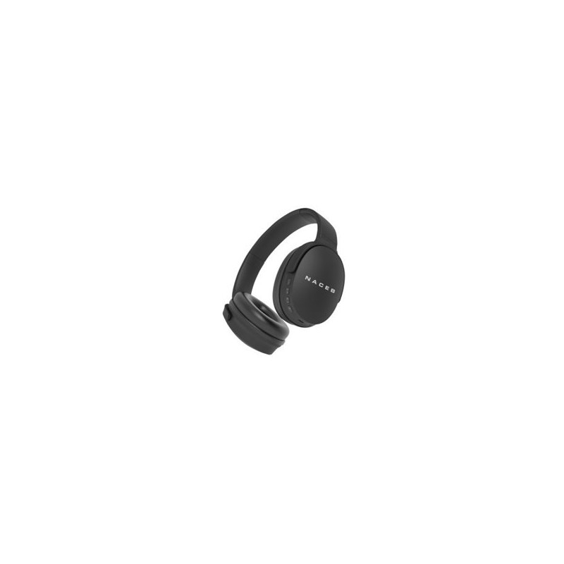 Audifonos Diadema Naceb Alambrico/Inalambrico 3.5mm con Microfono Bluetooth Negro