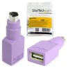 ADAPTADOR STARTECH TECLADO USB A CONECTOR PS/2 PS2 MINIDIN - HEMBRA USB