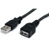 CABLE STARTECH EXTENSION ALARGADOR 0.9 MTS USB 2.0 MACHO A HEMBRA USB A- EXTENSOR