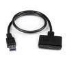 CABLE STARTECH ADAPTADOR SATA A USB  SATA III 6GBPS SSD O HDD DE 2.5  USB 3.0  Portátil