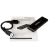 GABINETE STARTECH ADAPTADOR SSD M.2 A USB 3.0 UASP CON GABINETE PROTECTOR-CONVERTIDOR NGFF DE UNIDAD SSD - 1 x BAHIA TOTAL-SOPOR