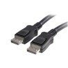CABLE STARTECH DE 1.8M CERTFICADO DISPLAYPORT 1.2 4k CON CIERRE DE SEGURIDAD - 2X MACHO DP - 1 X DISPLAYPORT MACHO AUDIO/VIDEO