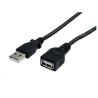 CABLE STARTECH EXTENSION DE 3M NEGRO  DE USB 2.0 - MACHO A HEMBRA USB A - EXTENSOR
