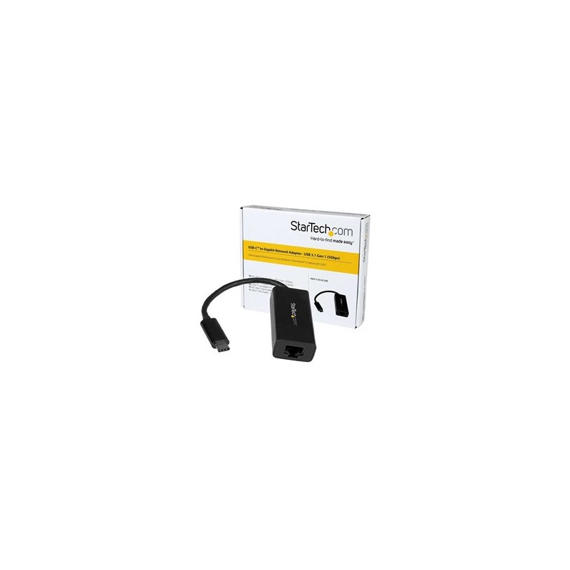 ADAPTADOR STARTECH DE RED ETHERNET GIGABIT USB-C - ADAPTADOR EXTERNO USB 3.01GEN 1 USB 3.1 - 1 PUERTO(S) - 1 - PAR TRENZADO