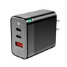 AC-935579 CARGADOR DE PARED ACTECK ENERGON PRIME CP65W / 65W / 2X USB-C / 1X USB A / NEGRO / AC-935579