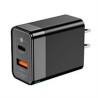 AC-935562 CARGADOR DE PARED ACTECK ENERGON PRIME CP38W / 38W / 1X USB-C / 1X USB A / NEGRO / AC-935562