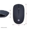 MOUSE TECHZONE INALAMBRICO NEGRO 1200DPI AHORRO DE ENERGIA