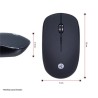 MOUSE TECHZONE INALAMBRICO NEGRO 1200DPI AHORRO DE ENERGIA
