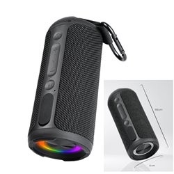 Bocina Techzone TWS Bluetooth sonido 360 16w hasta 8 hrs IPX7 resistente a salpicaduras entrada Mini SD