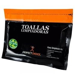 TOALLAS PERFECT CHOICE LIMPIADORAS LCD Y NOTEBOOK 20PZA