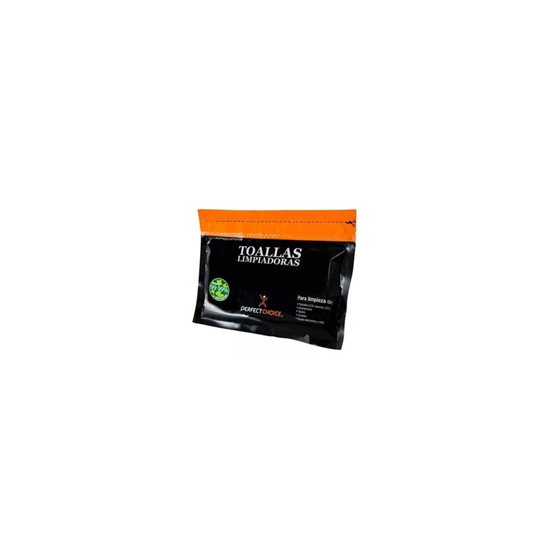 TOALLAS PERFECT CHOICE LIMPIADORAS LCD Y NOTEBOOK 20PZA