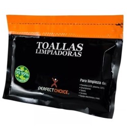 TOALLAS PERFECT CHOICE LIMPIADORAS LCD Y NOTEBOOK 20PZA