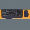KIT TECLADO Y MOUSE PERFECT CHOICE INALAMBRICO ERGONOMICO RF DPI 1200 NEGRO