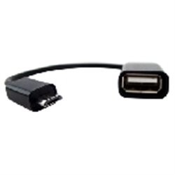 CABLE BROROTIX  USB V2.0 OTG, MICRO B 90 A TIPO A HEMBRA