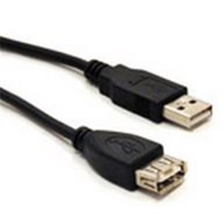 Cable Brobotix USB 2.0 Ext 4.5M Negro