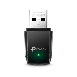 ADAPTADOR INALAMBRICO USB 3.0 MINI TP-LINK ARCHER T3U DUAL BAND AC1300 MU-MIMO 2.4GHz A 400 MBPS Y 5GHz A 867 MBPS