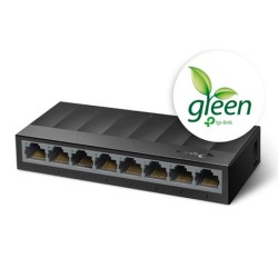 SWITCH TP-LINK LS1008G DE ESCRITORIO 8 PUERTOS GIGABIT 10/10/1000M NO ADMINISTRABLE COMPATIBLE Auto-MDI / MDIX
