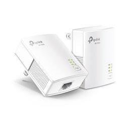 KIT (2 PIEZAS) ADAPTADOR TPLINK POWER LINE GIGABIT TL-PA7017 HOMEPLUG AV2 HASTA 1000MBPS 1 PTO RJ45 PLUG AND PLAY