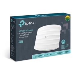 ACCESS POINT INALAMBRICO TP-LINK EAP225 V3.0 AC1350 MU-MIMO 2.4GHz 450Mbps y 5GHz 867Mbps PTO GIGABIT POE (IEEE802.3af)