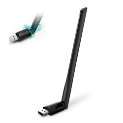ADAPTADOR INALAMBRICO USB TP-LINK CON ANTENA DE ALTA GANANCIA DUAL BAND AC600 2.4Ghz 200Mbps y 5Ghz 433Mbps