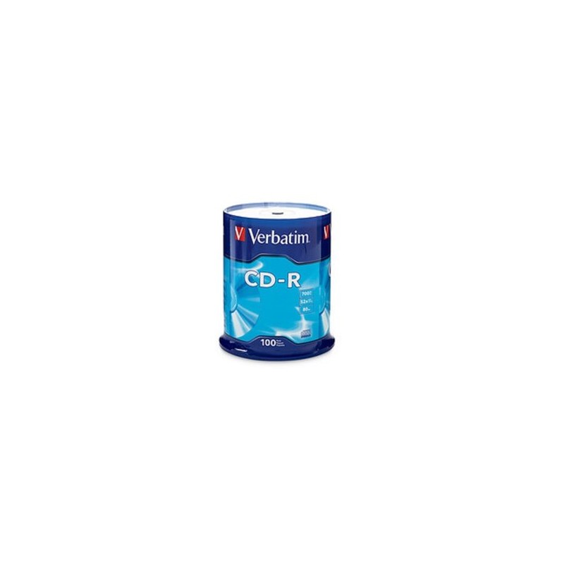 TORRE 100 CD-R VERBATIM 52X 80MIN 700MB