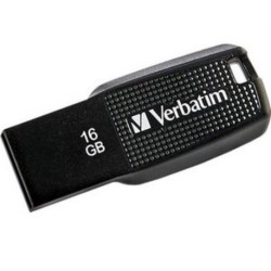 MEMORIA VERBATIM 16GB ERGO VB70875 NEGRA COB (DISPONIBLE P/DESCARGAR SOFTWARE PROTECCIÓN POR CONTRASEÑA)