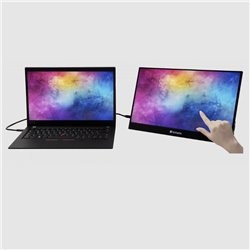 Monitor Verbatim 17.3 Pulg Touch Full HD 1080p carcasa Metalica (entrada USB)