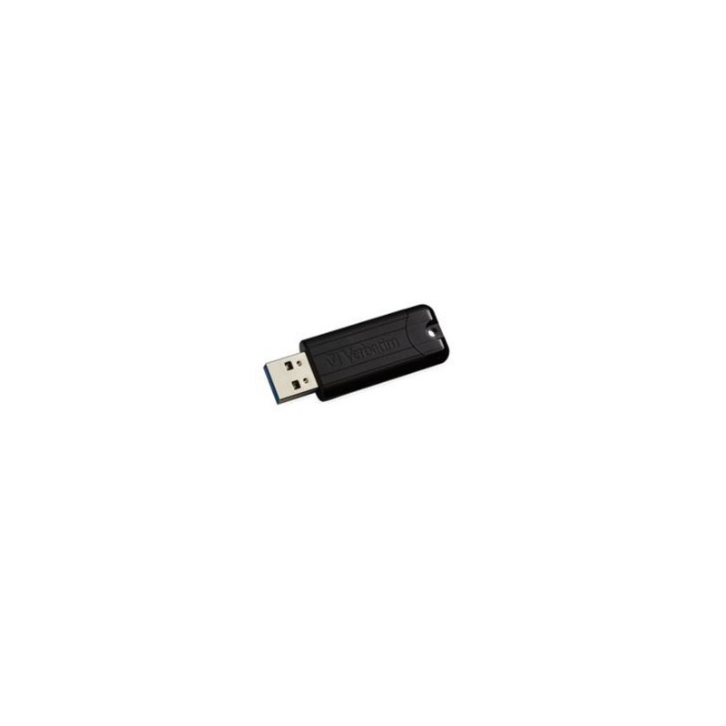 MEMORIA VERBATIM 32GB PINSTRIPE RETRACTIL VB49064 NEGRA