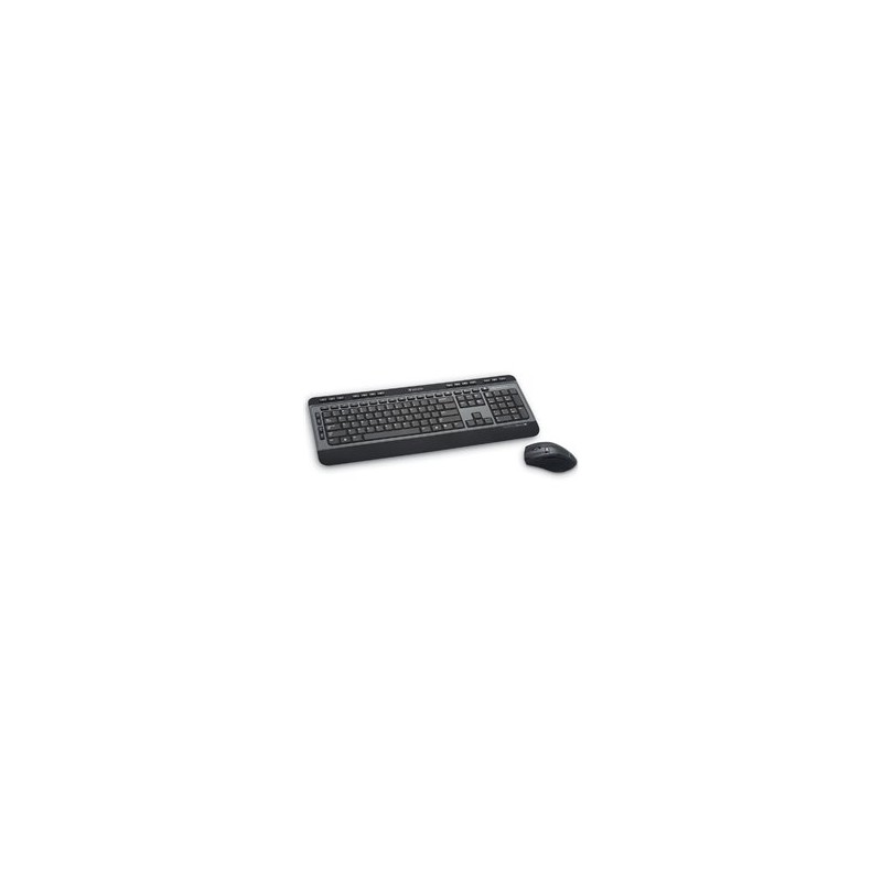 Kit Teclado y Mouse Verbatim Inalambrico RF USB Negro/Gris