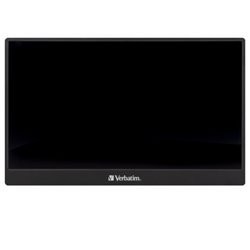 Monitor Verbatim 14 LED Portatil 1920 X 1080 / 60Hz Resolucion H*V/Fv USB-C/USB-A/HDMI/Audio 3.5 Negro