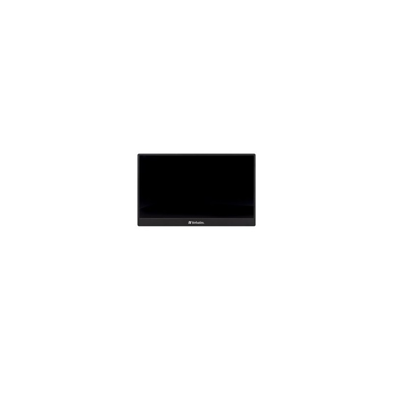 Monitor Verbatim 14 LED Portatil 1920 X 1080 / 60Hz Resolucion H*V/Fv USB-C/USB-A/HDMI/Audio 3.5 Negro
