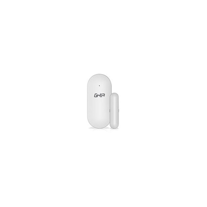 CONTACTO MAGNETICO SENSOR PARA PUERTA Y VENTANA INALAMBRICO DE DOBLE DISPARO FRECUENCIA 433MHZ PARA ALARMA MARCA GHIA