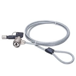 CANDADO PARA LAPTOP  MANHATTAN CON LLAVE 1.4M GRIS