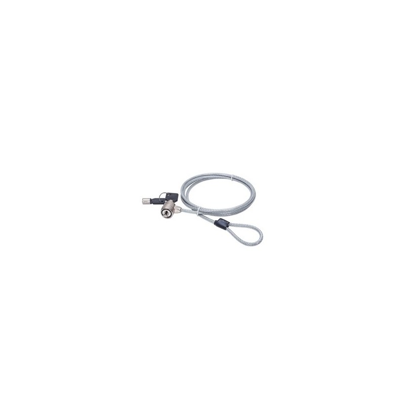 CANDADO PARA LAPTOP  MANHATTAN CON LLAVE 1.4M GRIS